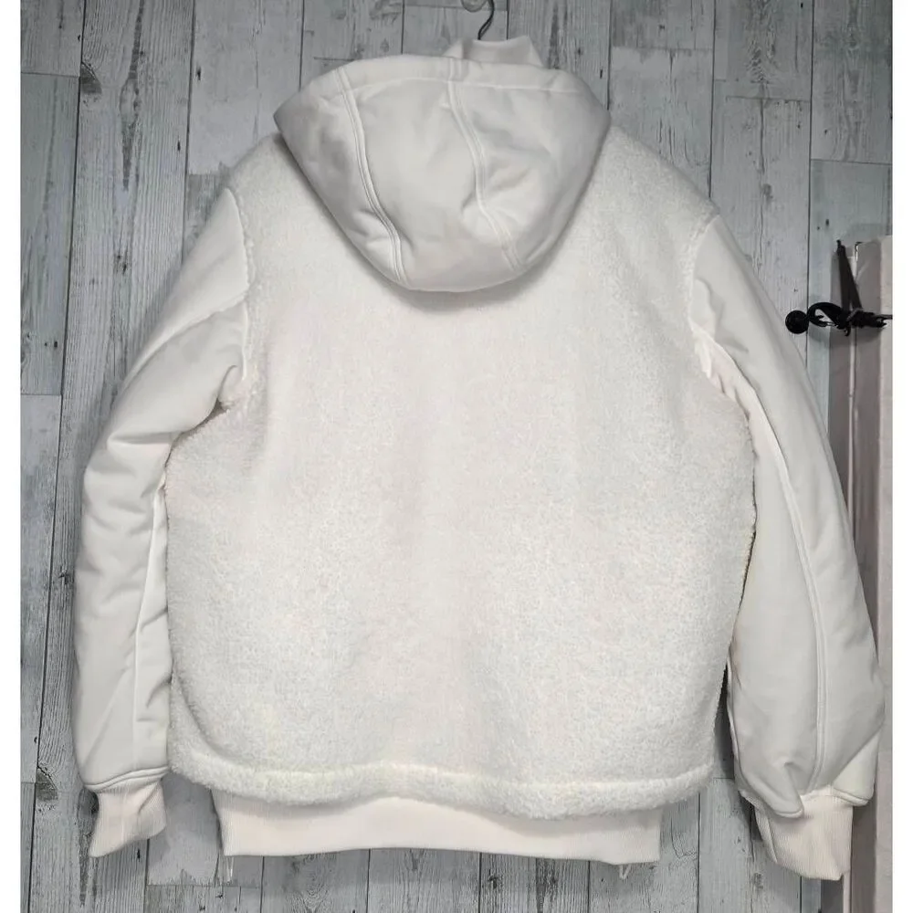 Adidas x Ivy Park Icy Park Oversized Sherpa / Scuba Jacket Sz. XXS